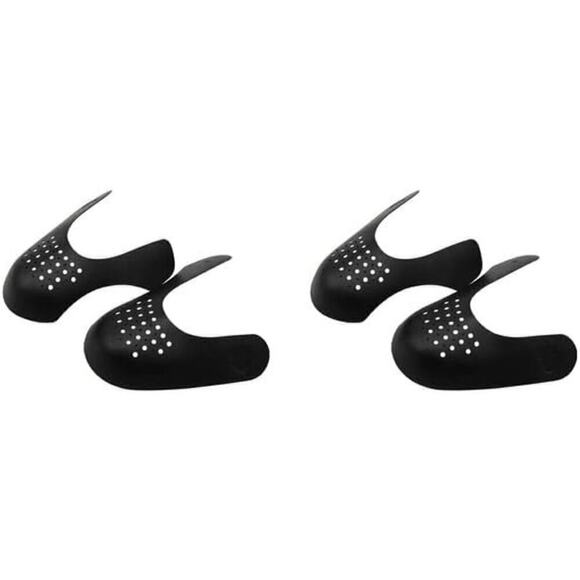Crease Protectors Most Sneakers, 4 PAIRS Crease Protector Men's SZ 7.5-12, Black - Picture 1 of 6